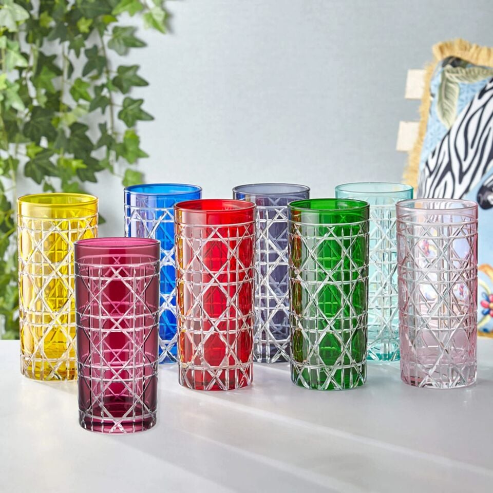 GLORIA UZUN SU BARDAĞI Kırmızı - 485ml