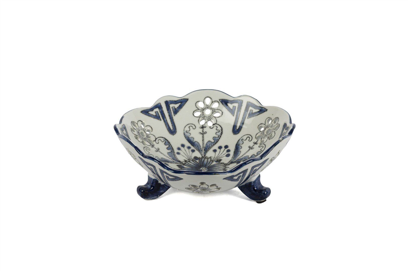 Blue Blanc DekTabak 22cm - Mavi/Beyaz