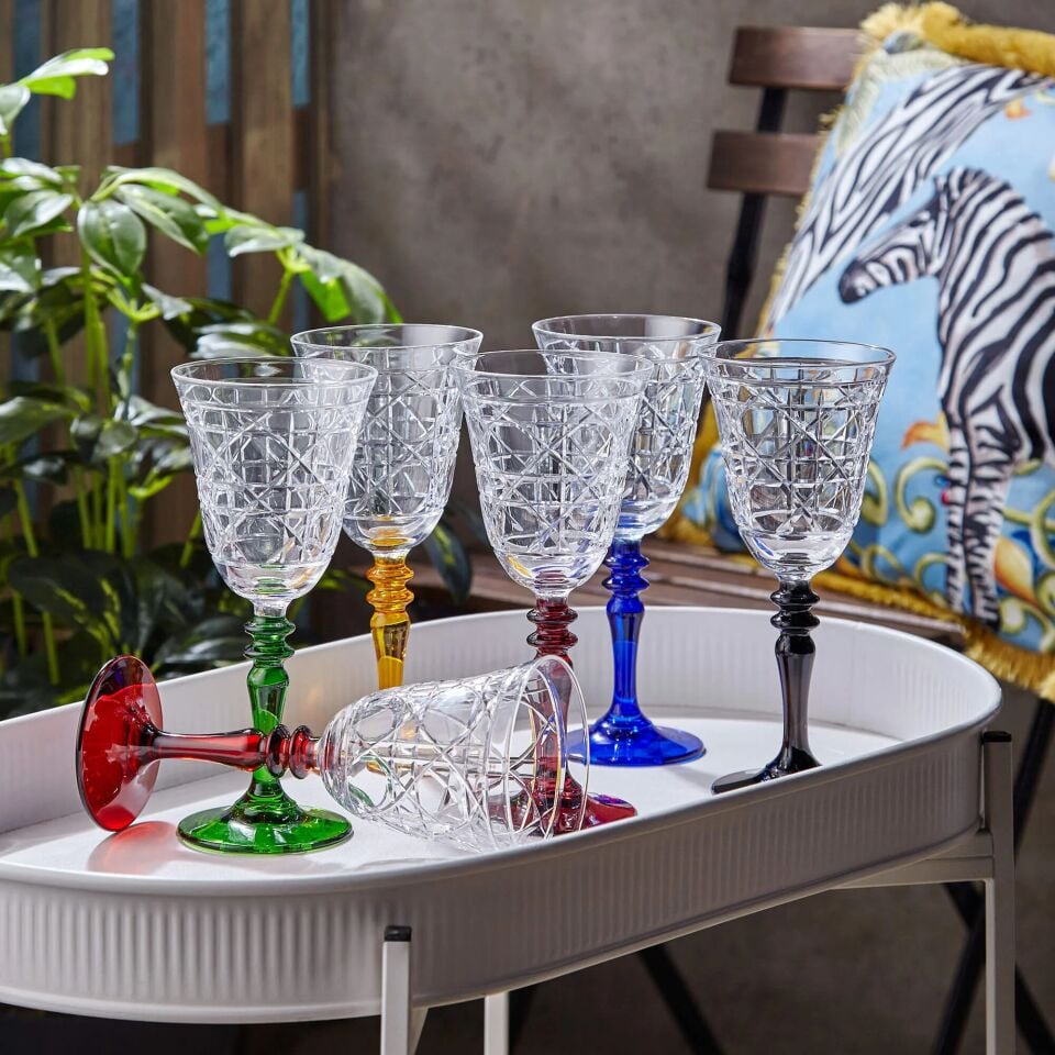 Gloria Cam Kadeh Siyah - 270ml