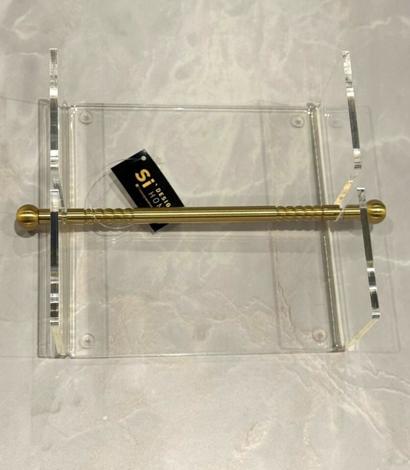 Pirinç Detay Peçetelik Gold