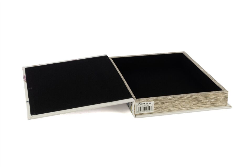 Living in Fairytale Kitap Kutu Beyaz/Pembe - 29x22x4cm