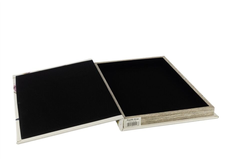 Living in Fairytale Kitap Kutu Beyaz/Pembe - 35x24x3cm