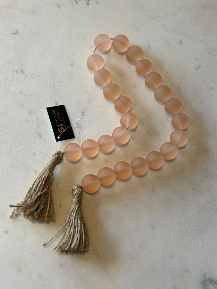 Cam Boncuklu Dek. Obje Pembe - 78cm