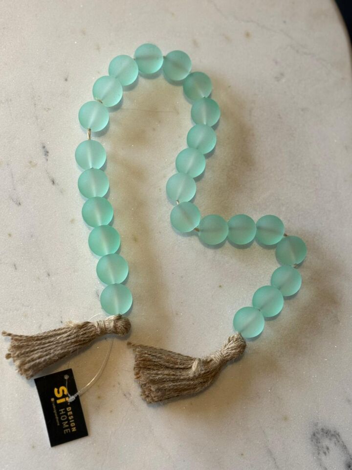 Cam Boncuklu Dek. Obje Yeşil - 78cm