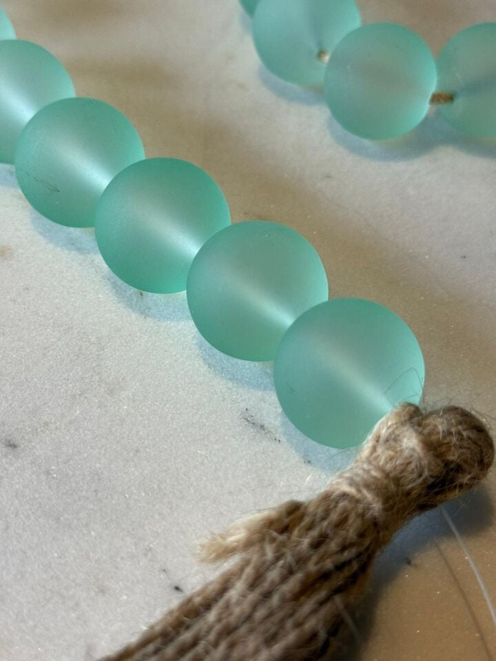 Cam Boncuklu Dek. Obje Yeşil - 78cm