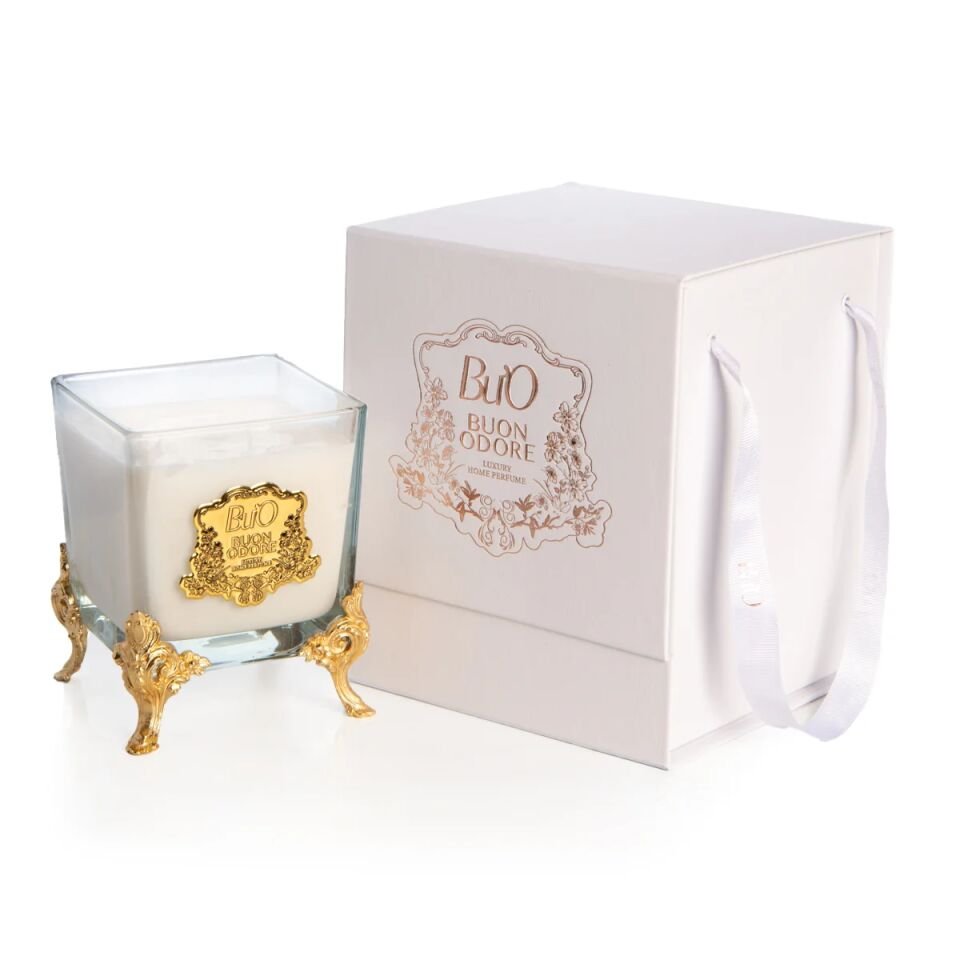 Pirinç Ayak Mum Gold