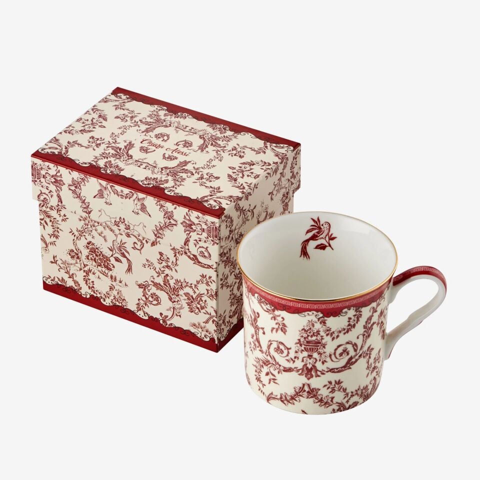 FLOWER GARDEN MUG 300ml - Kırmızı