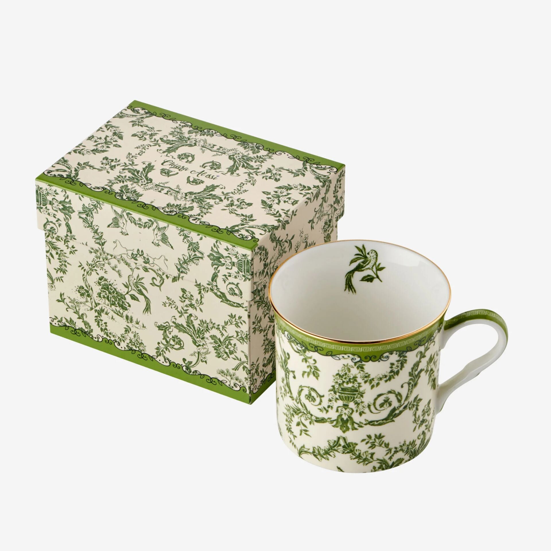 FLOWER GARDEN MUG 300ml - Yeşil