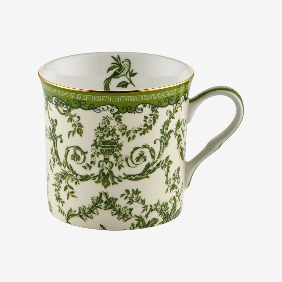 FLOWER GARDEN MUG 300ml - Yeşil