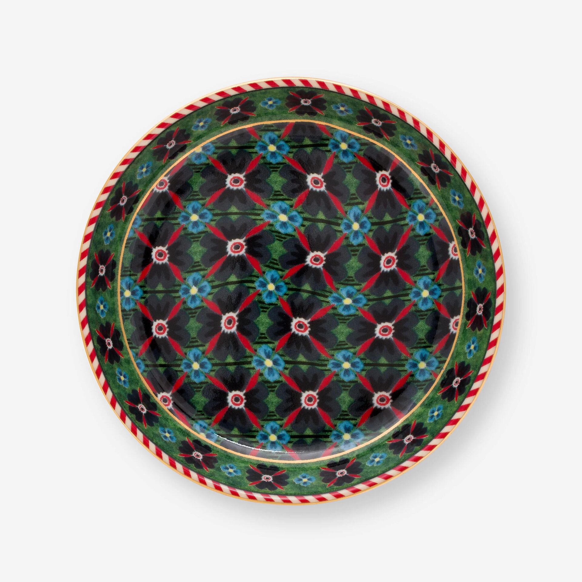 Berry Blues Yeşil Çay Tabağı Yeşil - 9cm