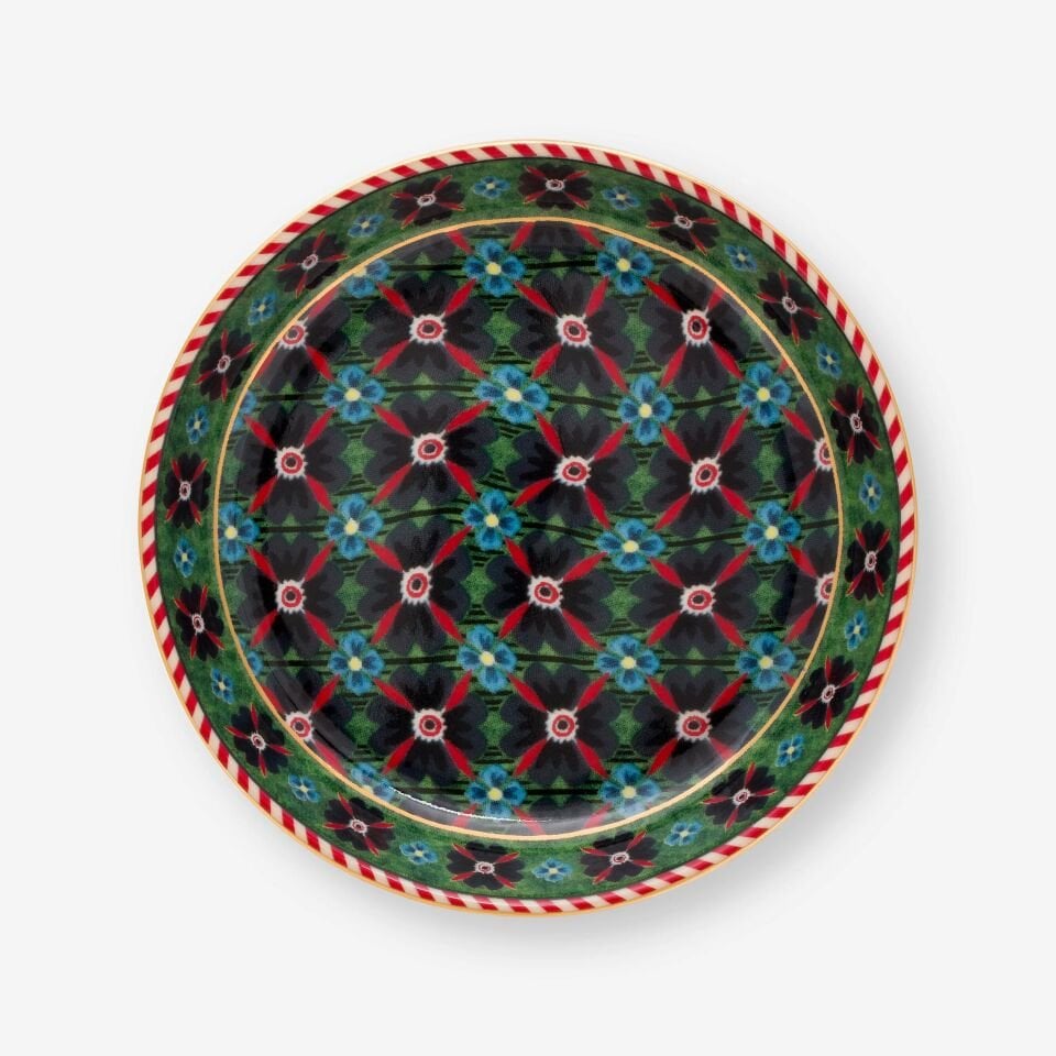 Berry Blues Yeşil Çay Tabağı Yeşil - 9cm