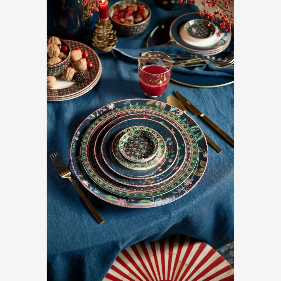 Berry Blues Yeşil Çay Tabağı Yeşil - 9cm