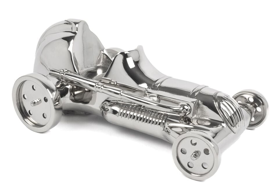 Gümüş Araba Dekor Obje 42x23x19cm