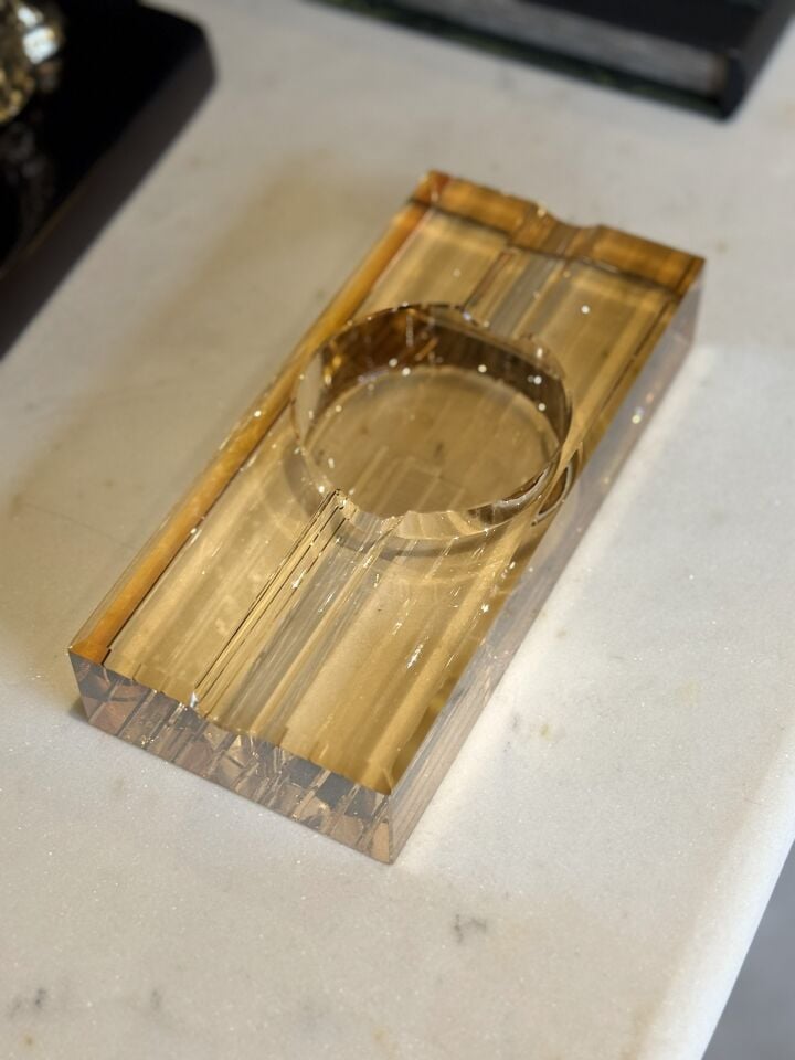 Kristal Şampanya Pro Küllük 20x9cm Şampanya