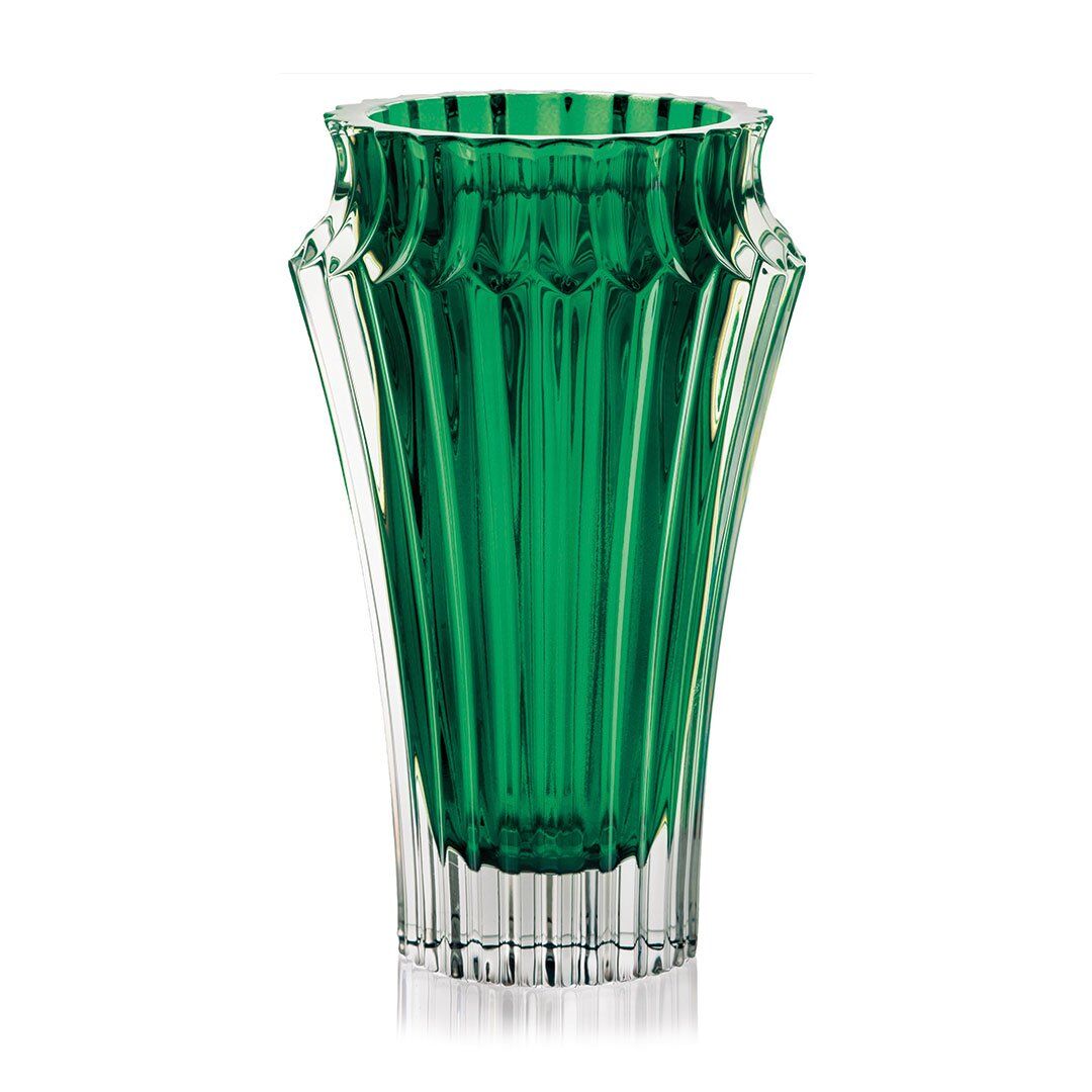 Rogaska Kristal Vazo 25cm - Yeşil
