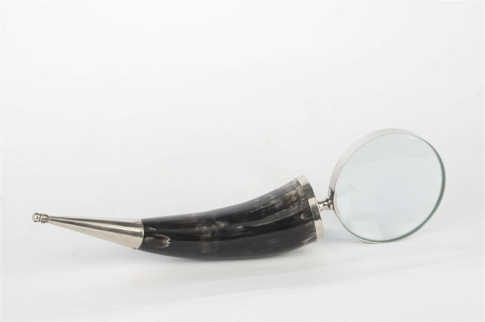 Siyah Boynuz Büyüteç 34cm