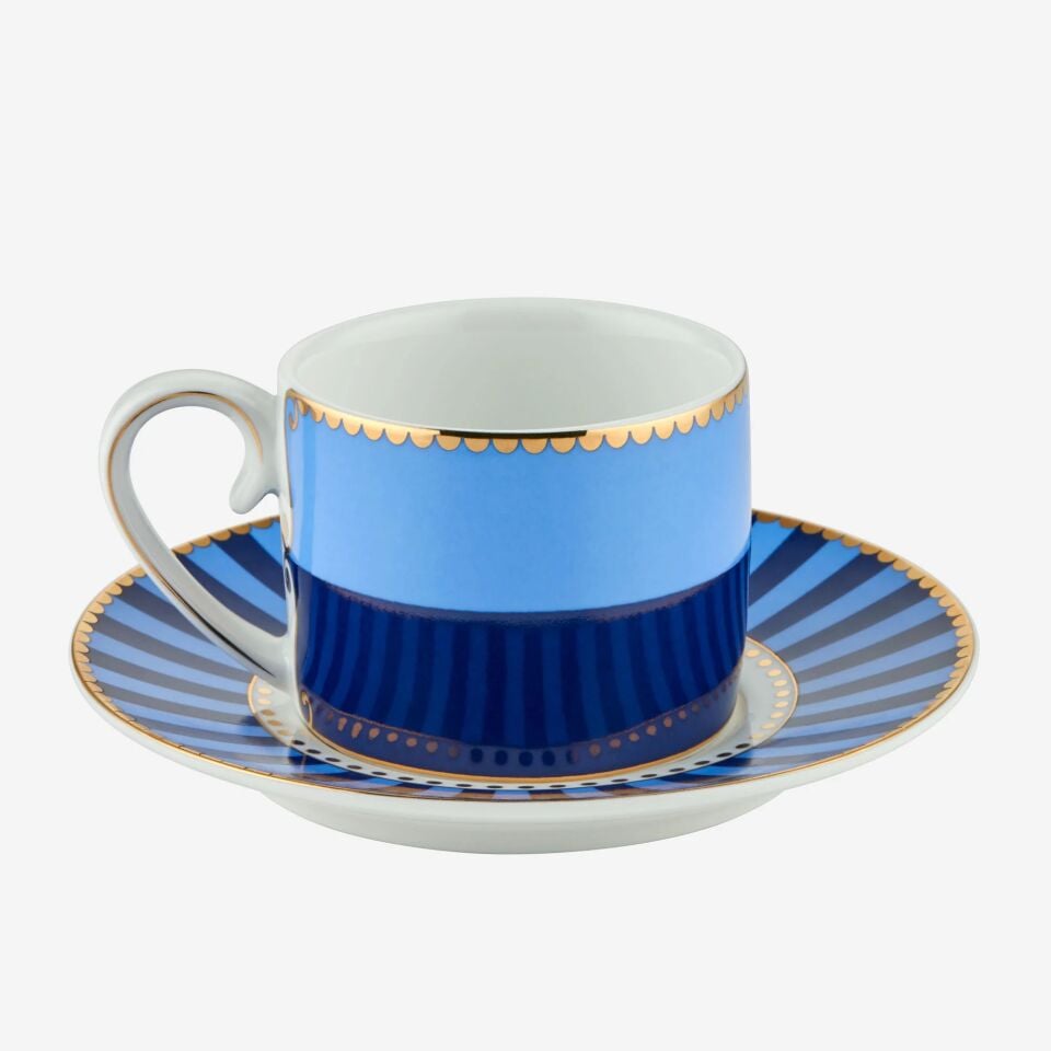 Love Birds Kahve Fincanı 125ml - Mavi