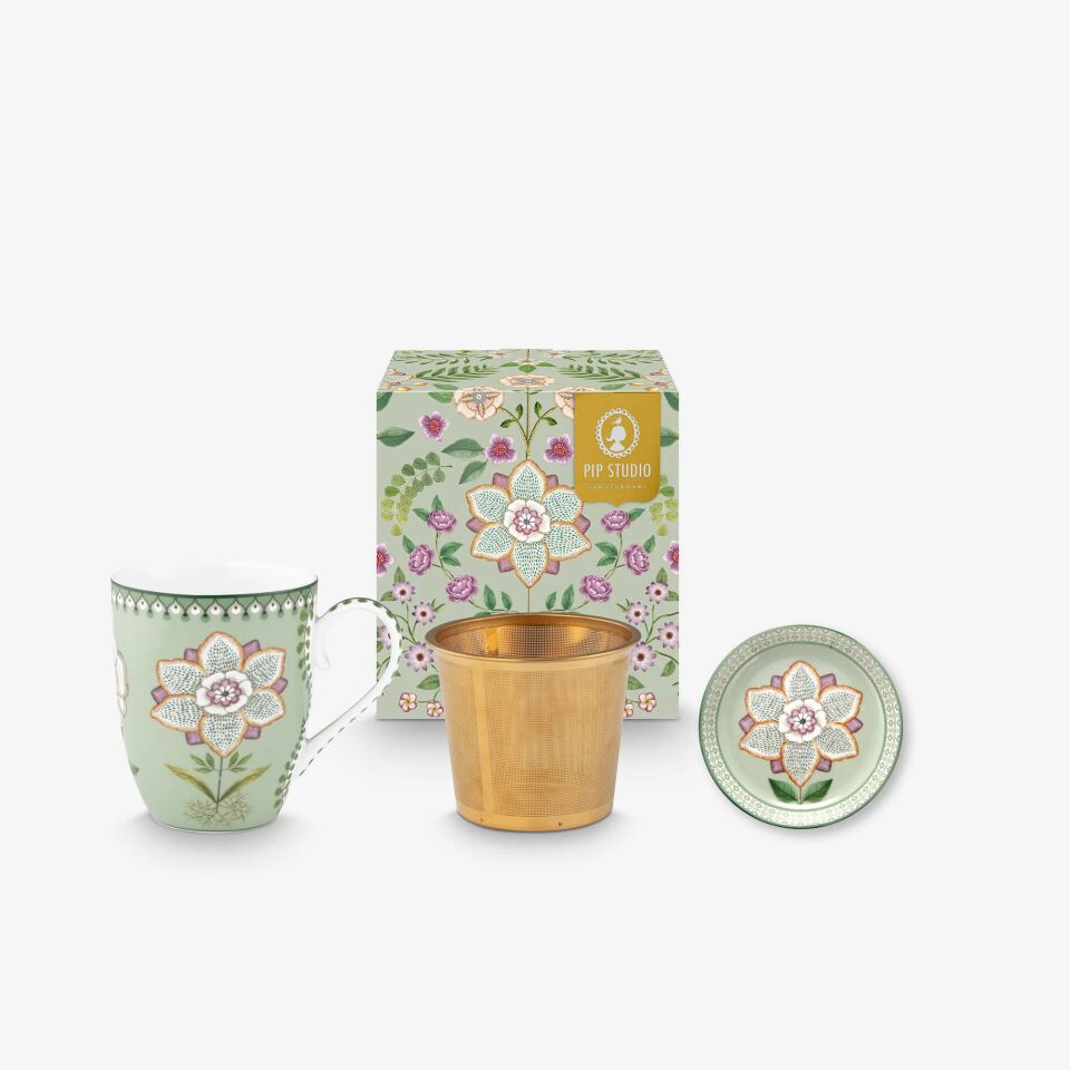 Lily & Lotus Tek Kişilik Çay Seti