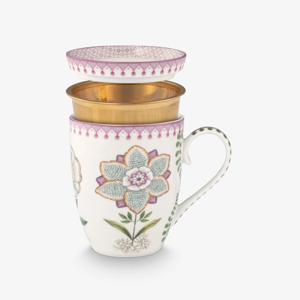 Lily & Lotus Tek Kişilik Çay Seti