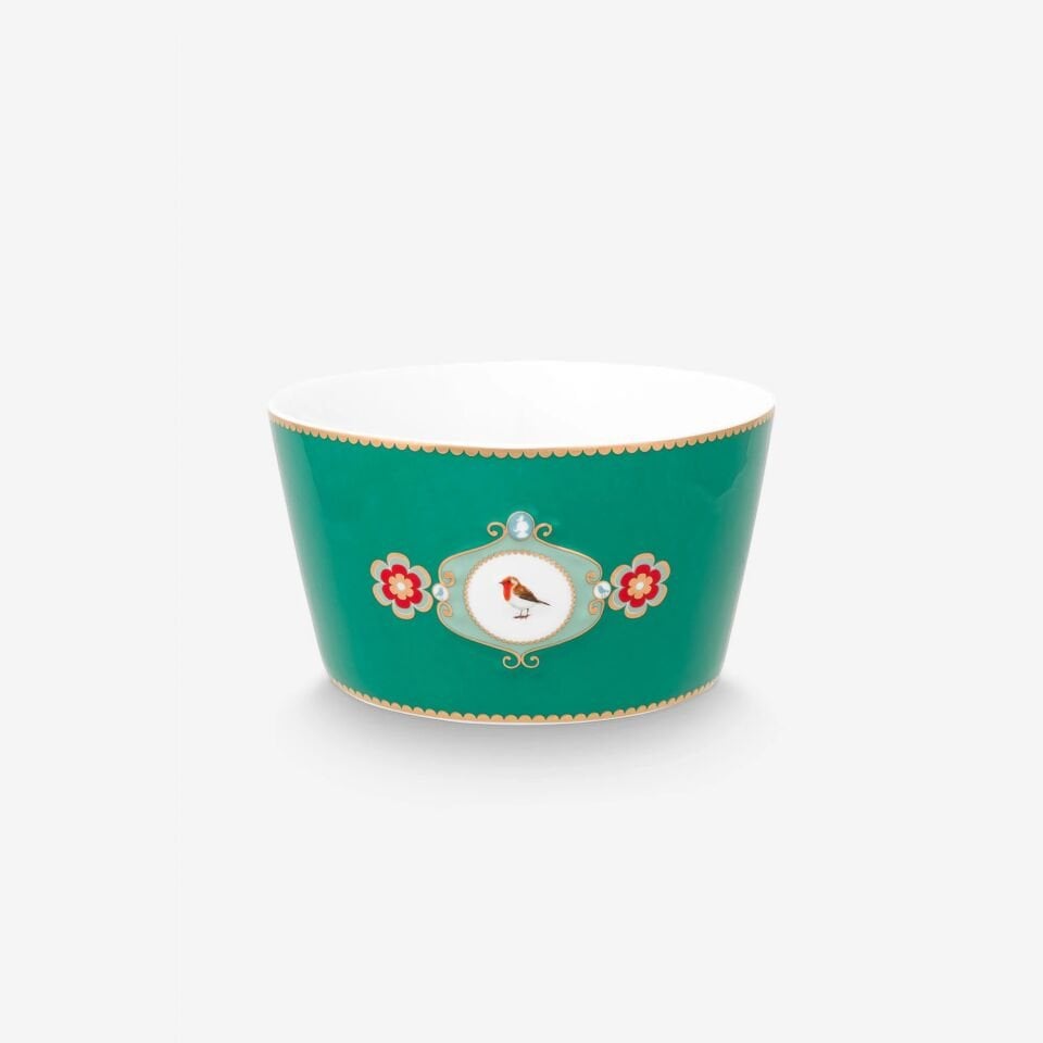 Love Birds Kase 15cm - Yeşil