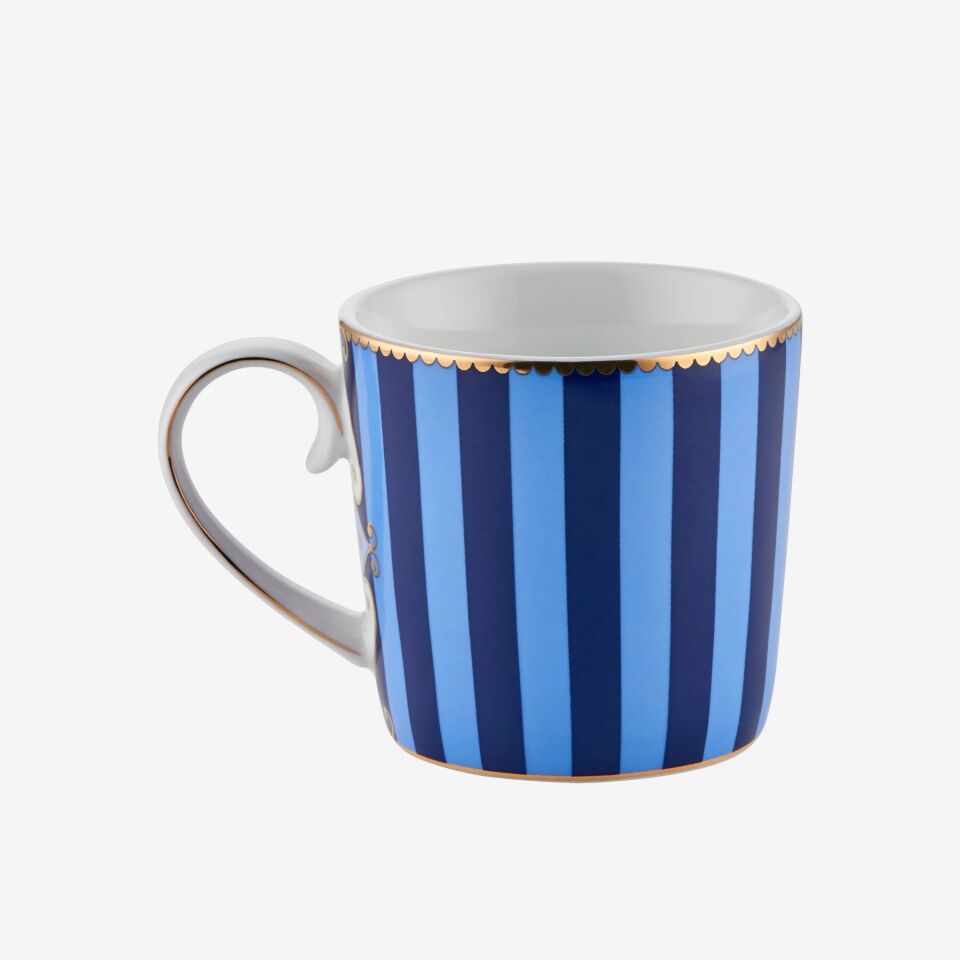 Love Birds Kupa  150 ml 150ml - Mavi Çizgili