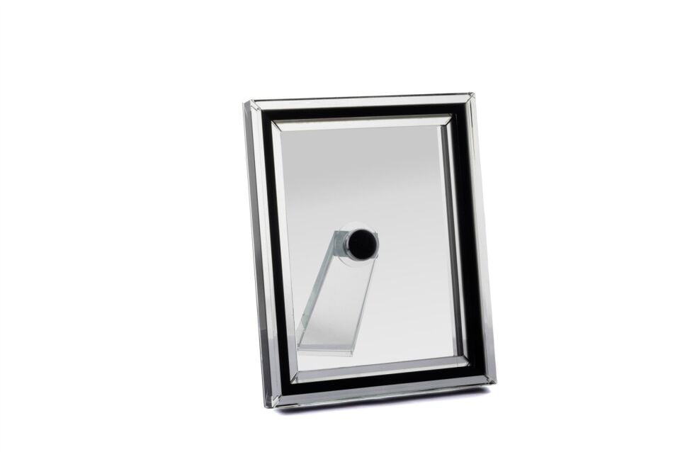 Kristal Şeffaf Siyah Çerçeve 18x23cm - Siyah