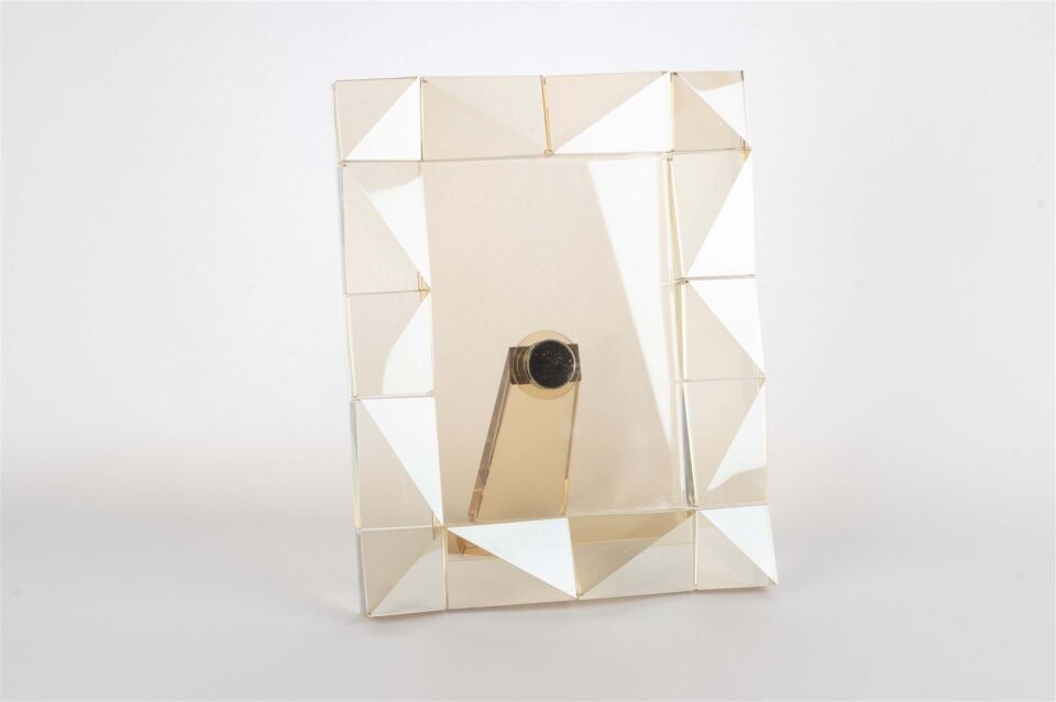 Krista Kareli Çerçeve 26x21cm - Şampanya