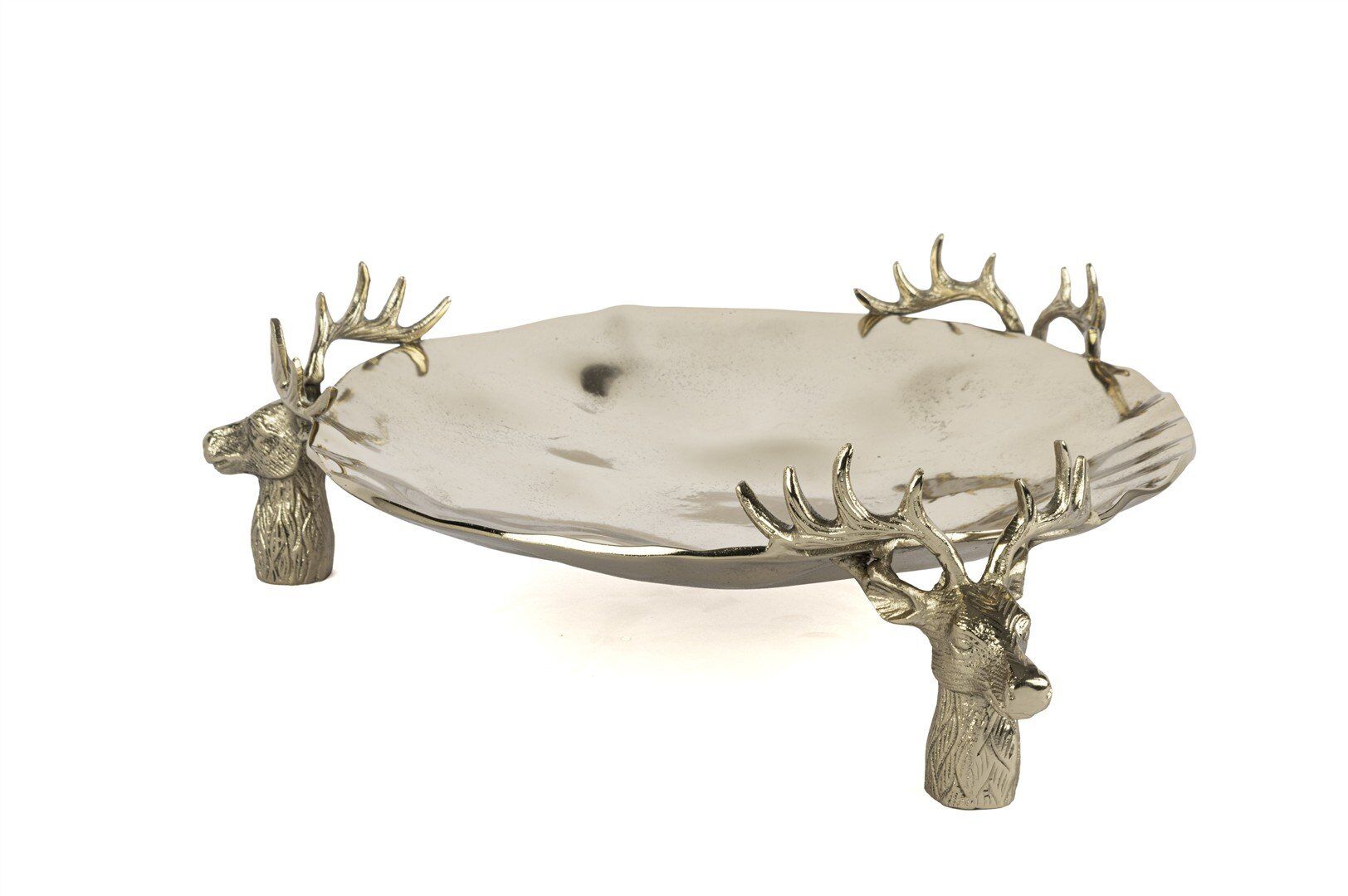 Gold Geyik Ayaklı Dek Kase 43x13cm