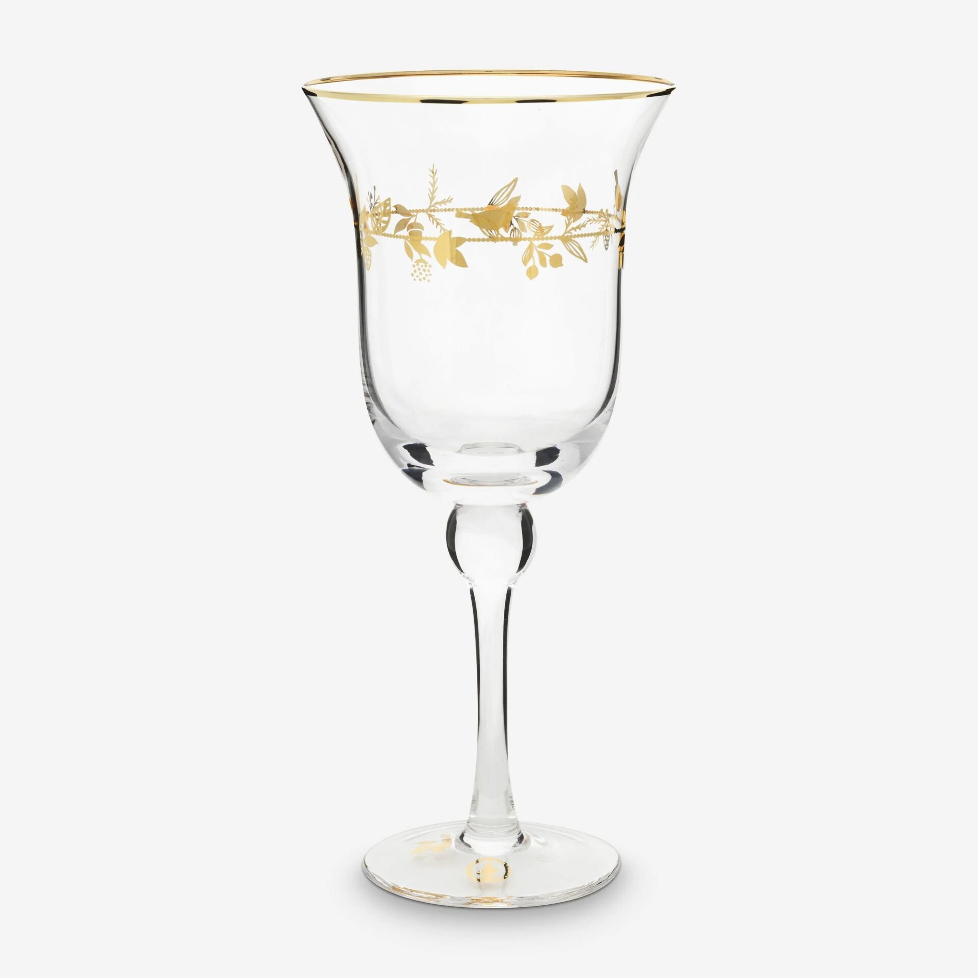 Love Birds Cam Kadeh 360ml - Şeffaf