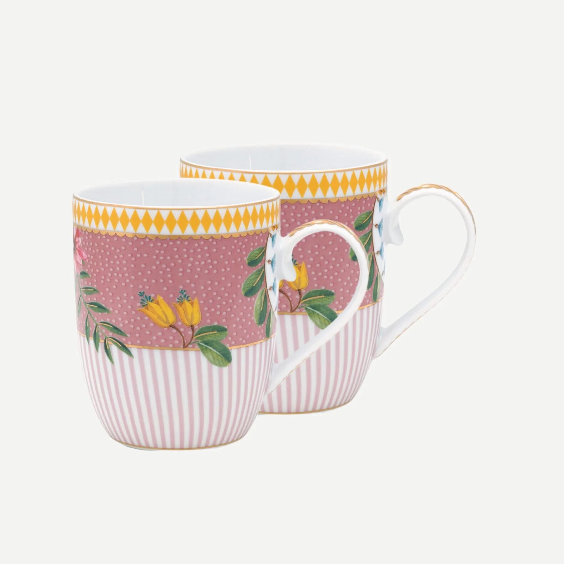 La Majorelle İkili Küçük Mug Seti Pembe - 145ml
