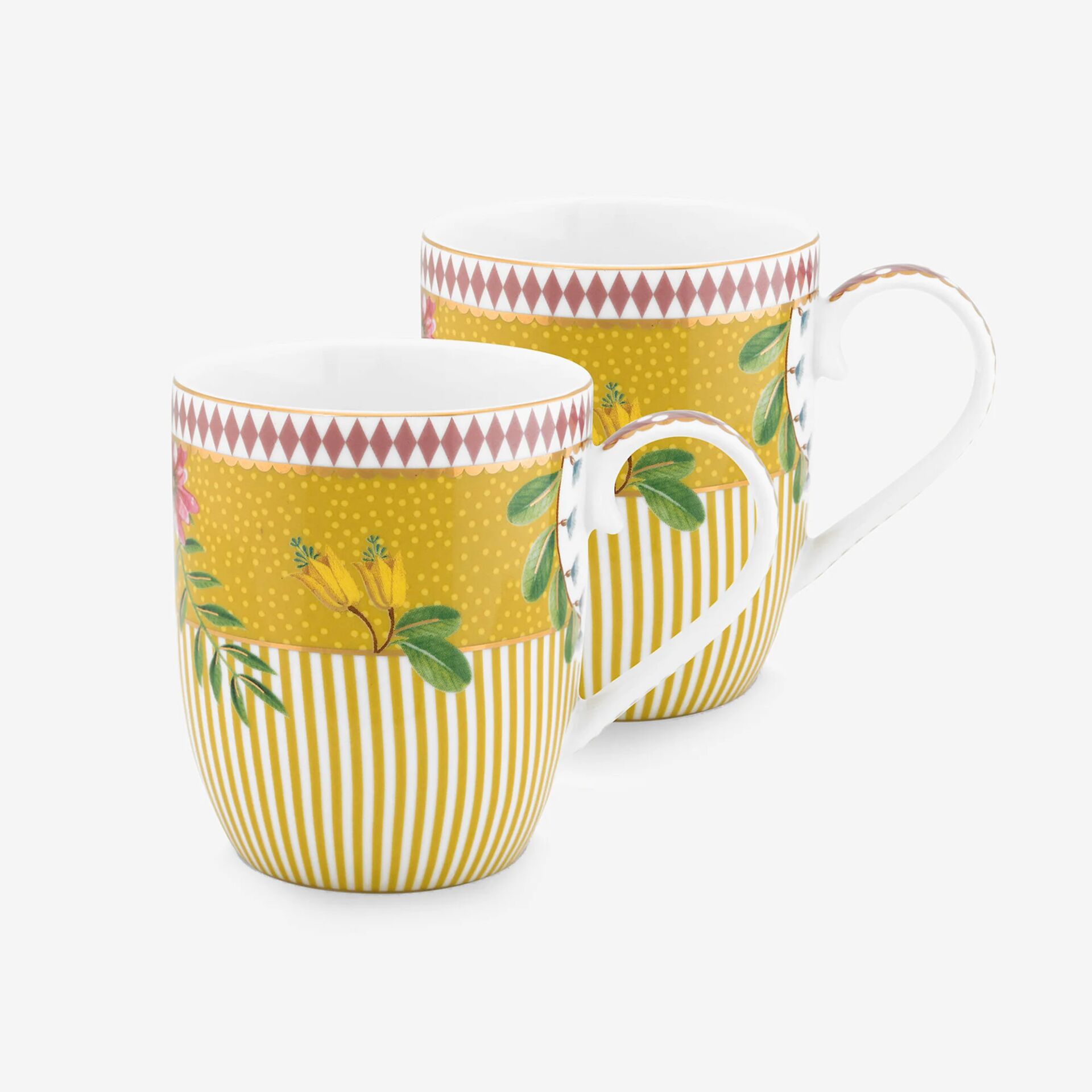 La Majorelle İkili Küçük Mug Seti Sarı - 145ml