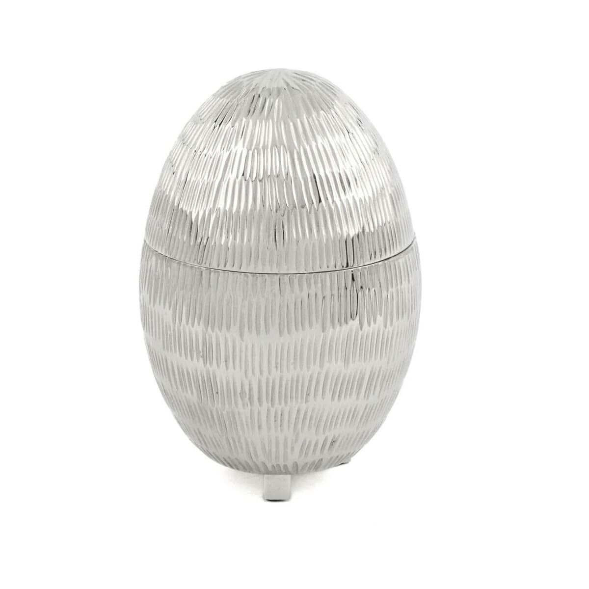 Yeşil Egg Kutu Silver - 13x20cm
