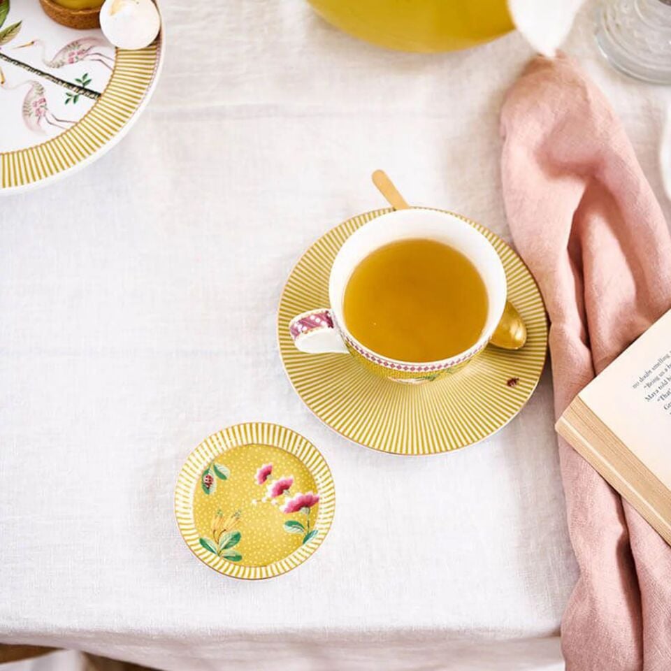 La Majorelle İkili Çay Fincanı Seti Sarı - 280ml