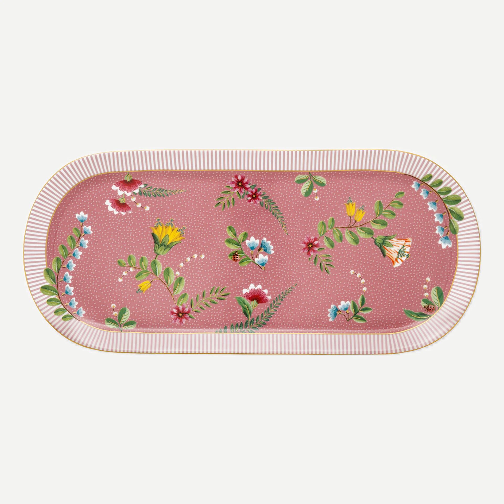 La Majorelle Oval Servis Tabağı Pembe - 33cm