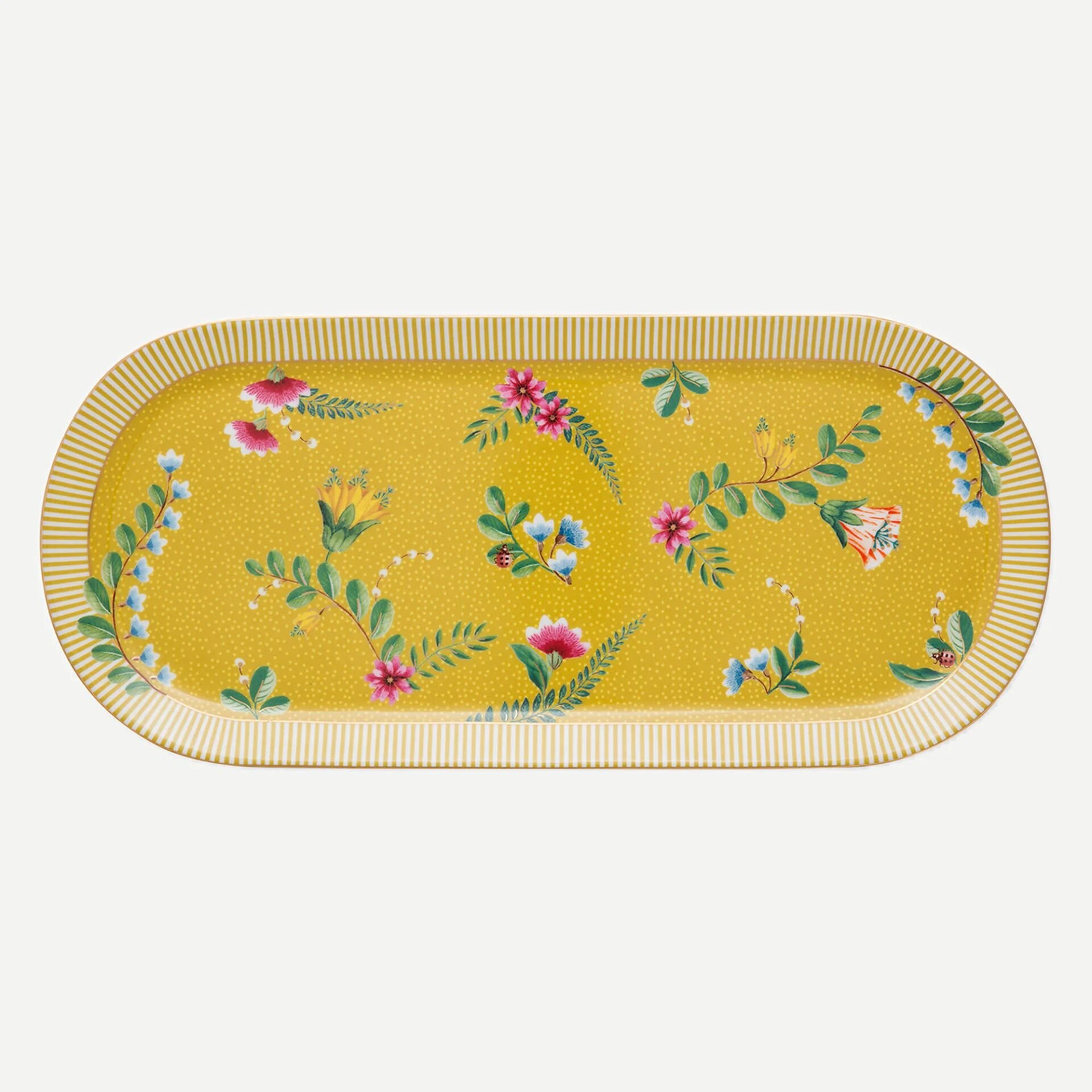 La Majorelle Oval Servis Tabağı Sarı - 33cm