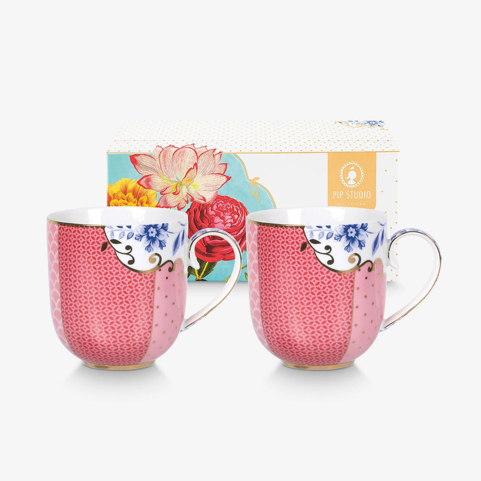 Royal Pembe İkili Küçük Mug Seti 200ml