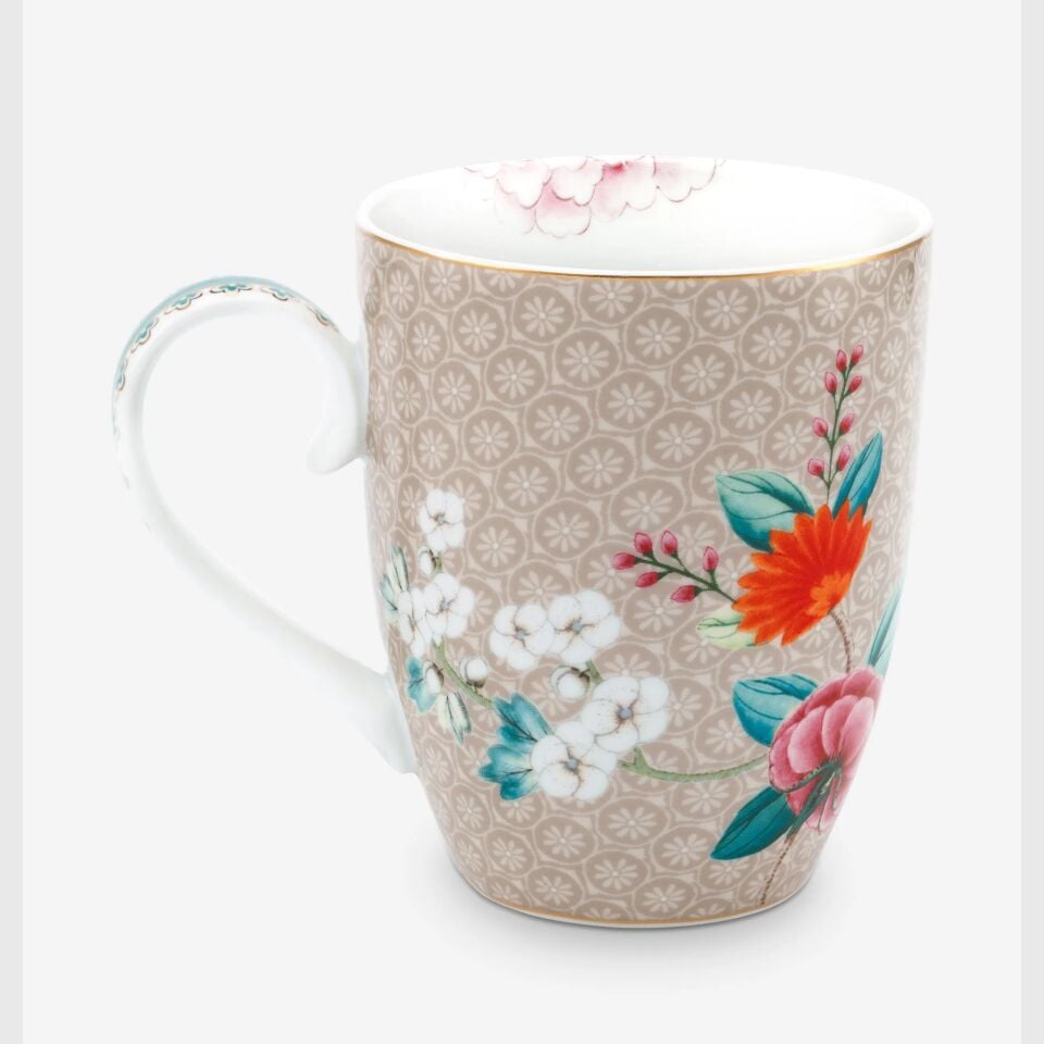 Blushing Birds Büyük kupa Haki - 350ml