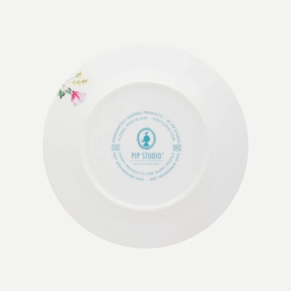 Blushing Birds Kahvaltı Tabağı Mavi - 21cm