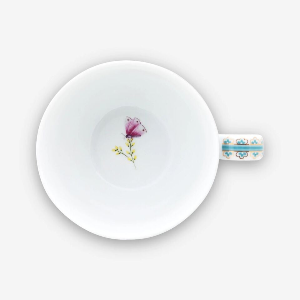 Blushing Birds Çay Fincanı Beyaz - 280ml