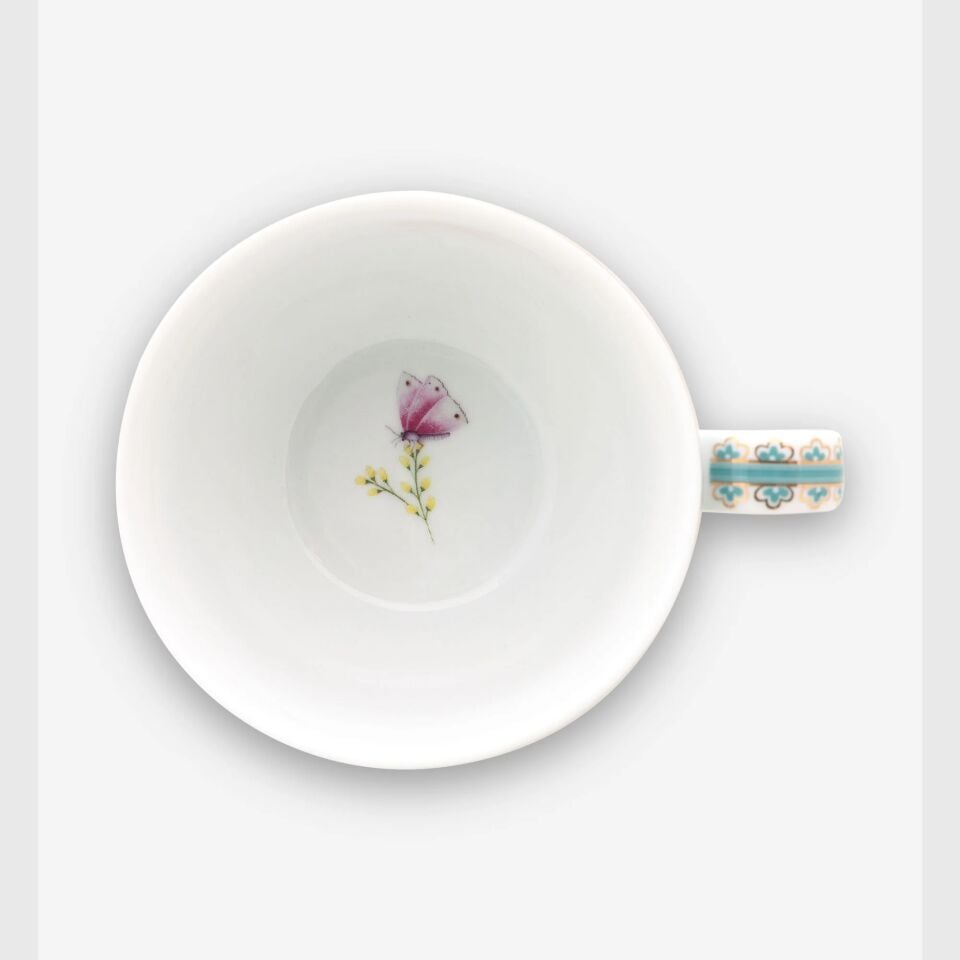 Blushing Birds Çay Fincanı Mavi - 280ml