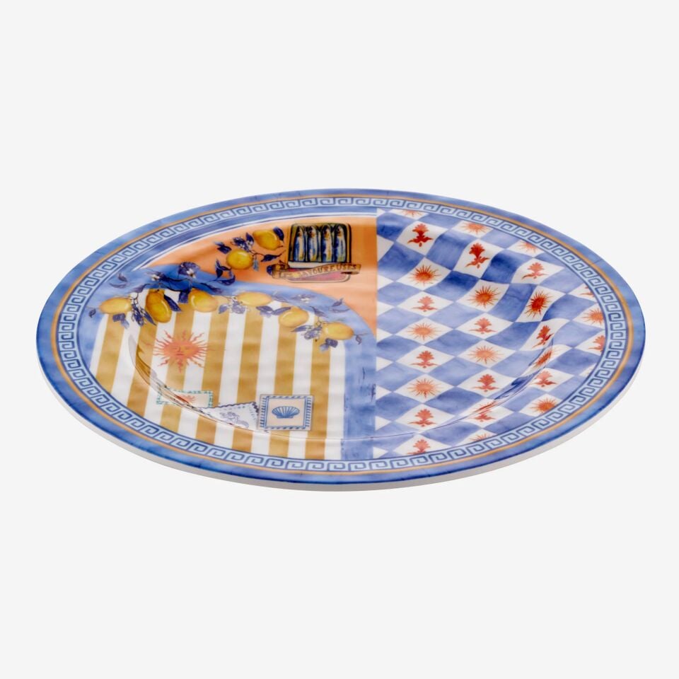 Cote D'Azur Yemek Tabağı 28cm Mavi