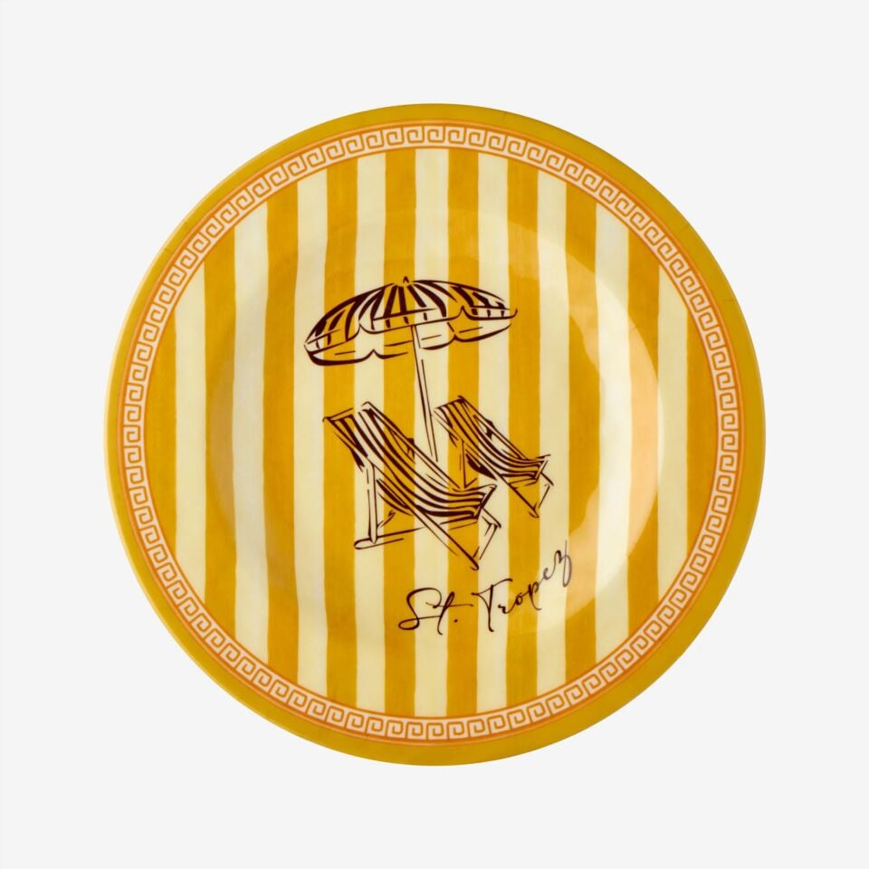 Cote D'Azur Kahvaltı Tabağı 21,5cm Sarı