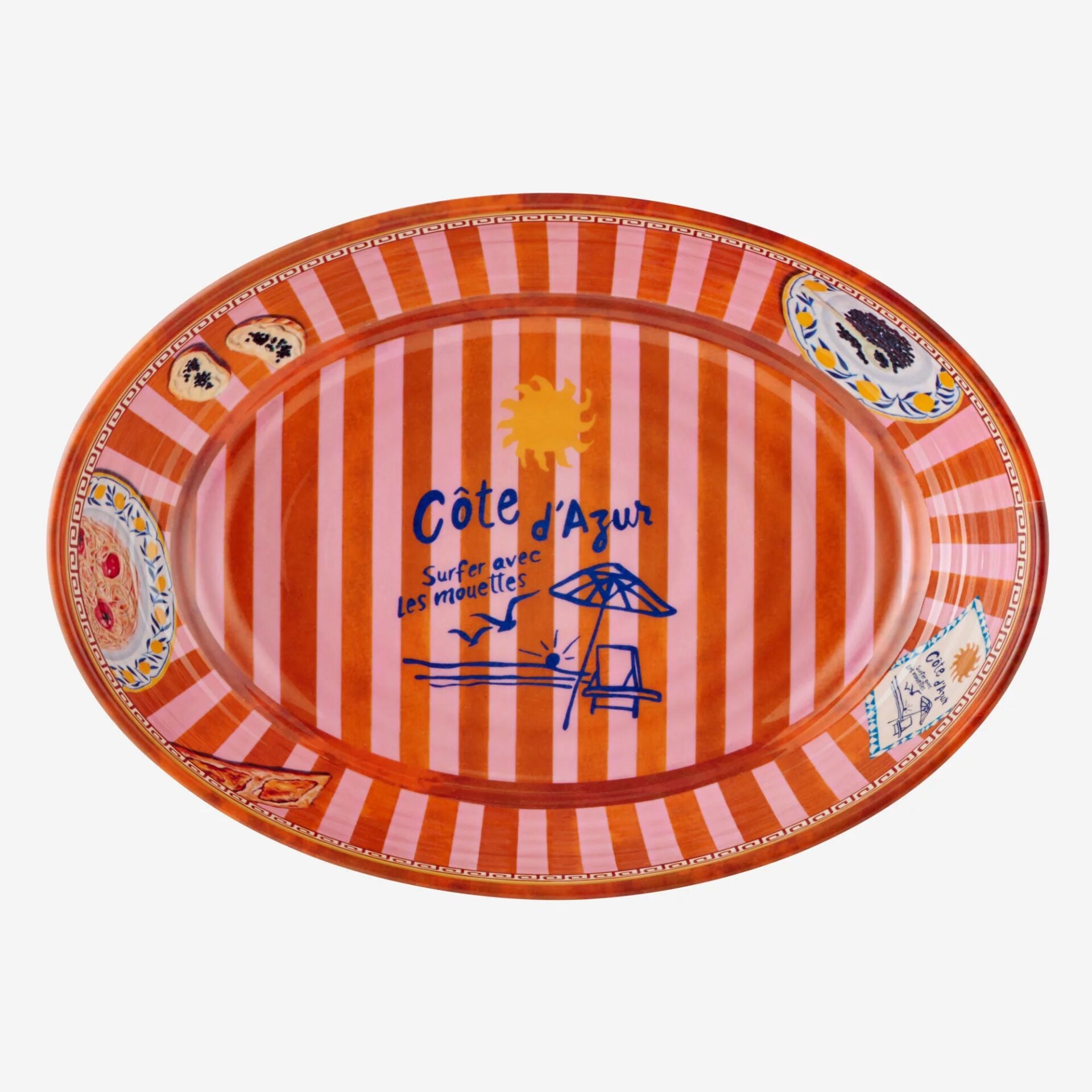 Cote D'Azur Oval Servis Kasesi 33cm