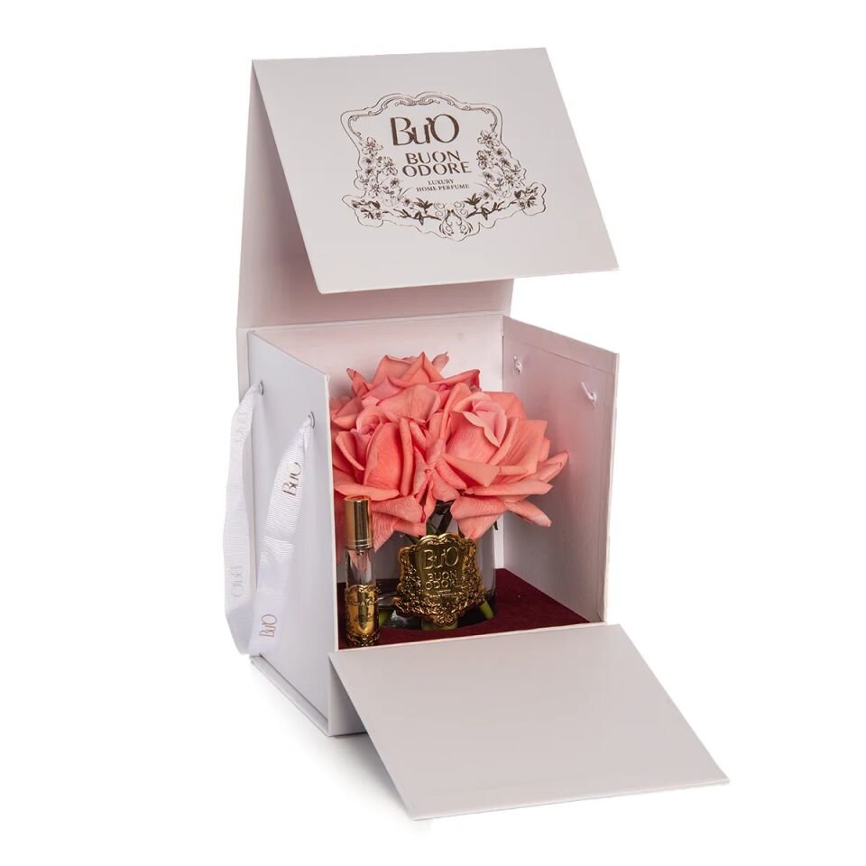 Cam Gold 5 Gül Luxury Home Perfume Mercan