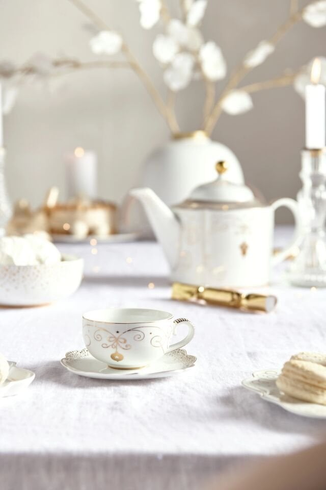 Royal Altın / Beyaz  Kahve Fincanı Altın/Beyaz - 125ml