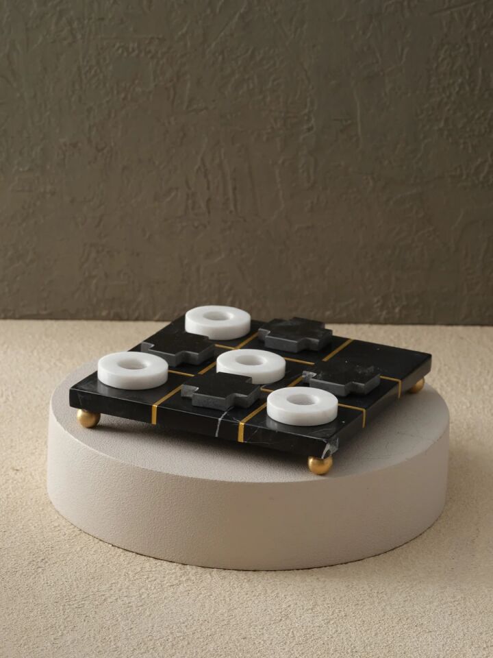 XOXO 4x20x20cm Siyah / Beyaz