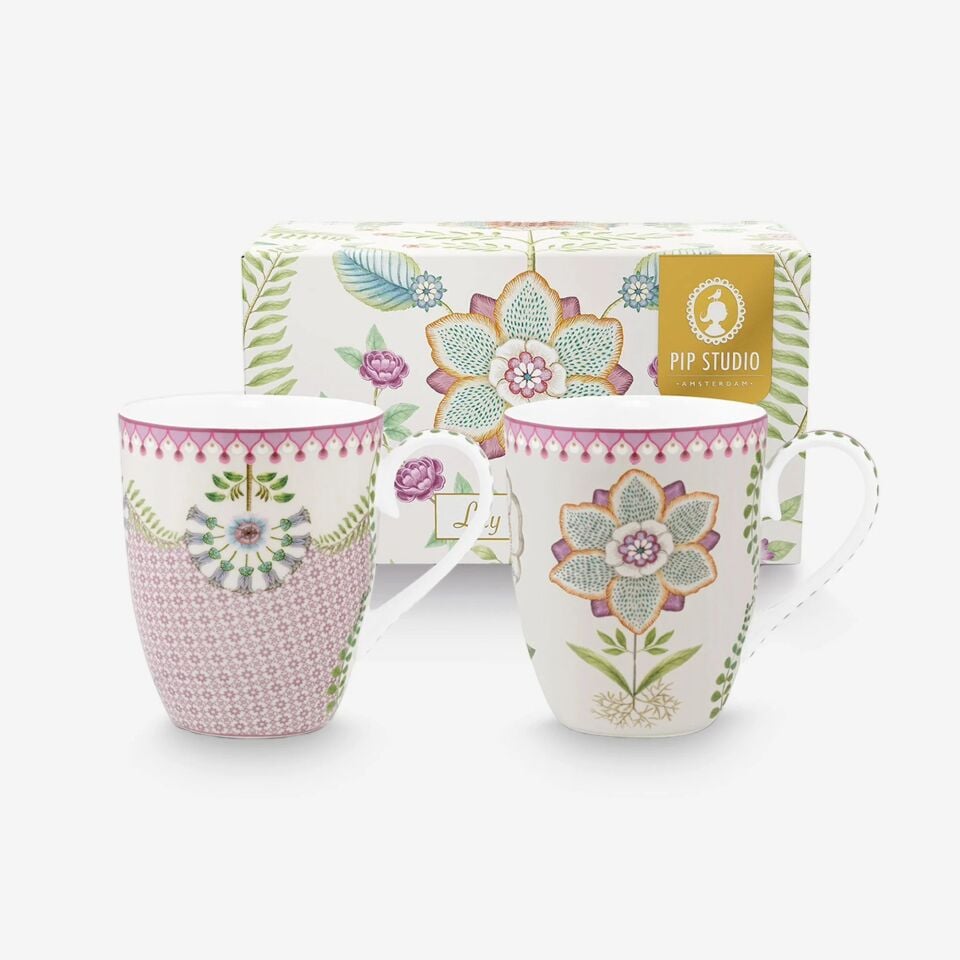 Lily & Lotus İkili Kupa Seti Mor - 350ml