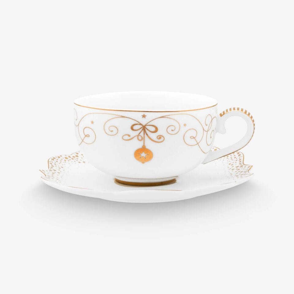 Royal Altın / Beyaz  Kahve Fincanı
