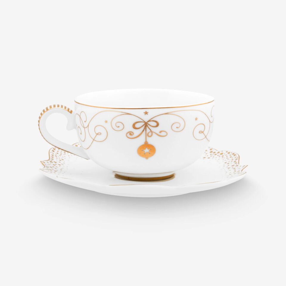 Royal Altın / Beyaz  Kahve Fincanı