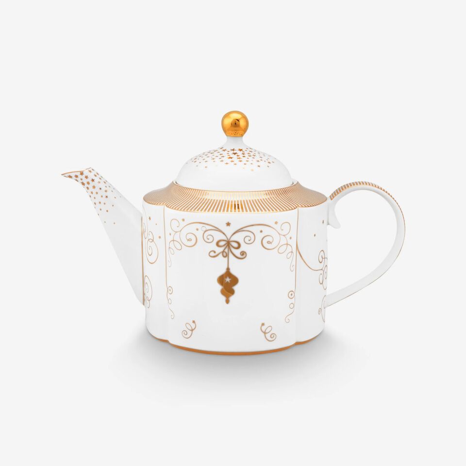 Royal Altın / Beyaz Demlik